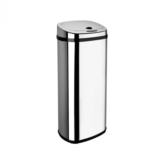 Dihl Rectangle Sensor Bin, Stainless Steel, Chrome, 50 Litre