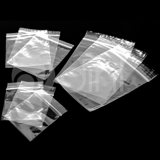 1000 x GLA40 Dihl GRIP SEAL BAGS CLEAR PLASTIC RESEALABLE ZIP LOCK