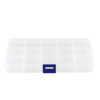 15 Compartment Plastic Storage Box Jewellery Earring Beads Loom Band S...