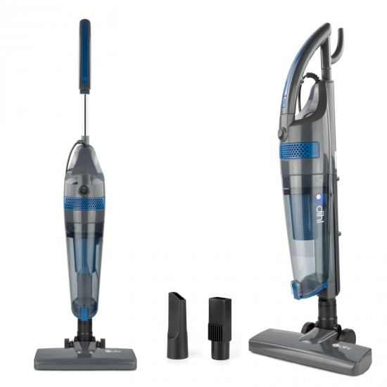 Dihl 3 in 1 800W Blue Hand held Lightweight Stick & Upright Portable Vac Bagless A Rated Vacuum Cleaner
