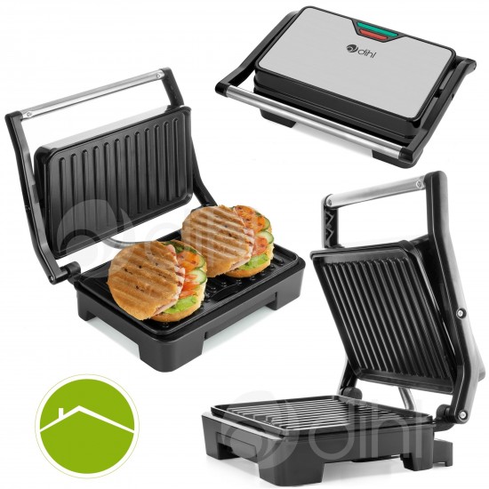 Dihl - Double Sandwich Toastie Maker Press Panini Grill Machine