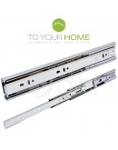 Pair of Dihl Drawer Runners Soft Close Groove Ball Bearing 45mm 6 Sizes