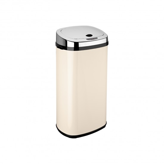 Rect 42L Stainless Steel Auto Sensor Kitchen Waste Dust Bin Automatic Motor BLACK