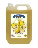 Fresh Pet Disinfectant Multi Surface Anti Bacterial Cleaner Safe for Pets LEMON 5L 