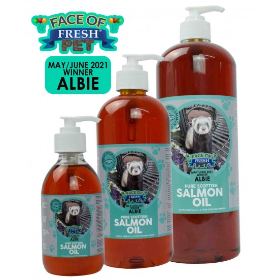 Fresh Pet 100% Pure Scottish Salmon Oil Rich in Omega 3 Fatty Acids