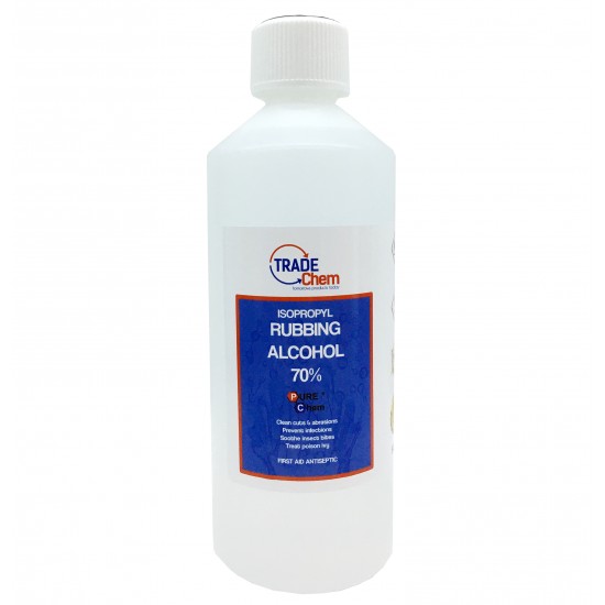 Rubbing Alcohol 70% First Aid Antiseptic Isopropyl 500ml