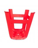 Plastic Large High Tall Long Kick Stool - Colour: Red