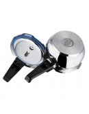 Stainless Steel Induction Pressure Cooker All Hobs Handi Shape - Capacity: 1.5L