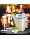 Bartender Party Style Stainless Steel Champagne Bowl Wine Beer Ice Cooler Bucket Size- 14Cm 