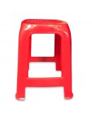 Plastic Large High Tall Long Kick Stool - Colour: Red