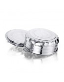 Stainless Steel Hot Cold Food Insulated Casserole Double Wall Hot Pot Set of 3(1000,1500,2500ml)