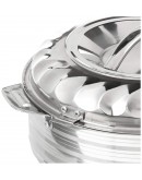 Stainless Steel Hot Cold Food Insulated Casserole Double Wall Hot Pot Set of 3(1000,1500,2500ml)