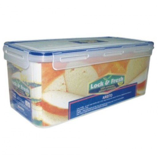3.8L CLIP & LOCK AIRTIGHT BREAD BIN FOOD CONTAINER STORAGE BOX FREEZE MICROWAVE
