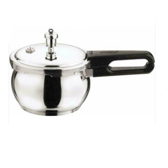 Stainless Steel Induction Pressure Cooker All Hobs Handi Shape - Capacity: 1.5L