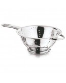 Stainless Steel DEEP Colander With Handle Pasta Strainer - Size: 20 cm With Handle