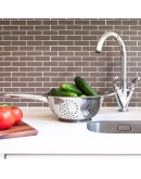 Stainless Steel DEEP Colander With Handle Pasta Strainer - Size: 20 cm With Handle