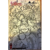 Coffin La Muerta Ascension #1 Sketch raw edition Signed with Certifica...