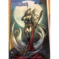 Coffin  Lady Death Apocalyptic Abyss #1 Scythe edition Signed Pulido w...