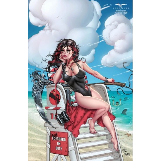 Zenescope Van Helsing Invisible Woman Dooney July Livestream Ltd 350