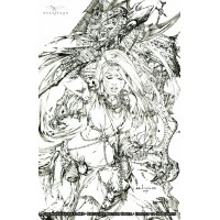 Zenescope Grimm Fairy tales vol 1 #42 Ebas sketch cover Ltd 500