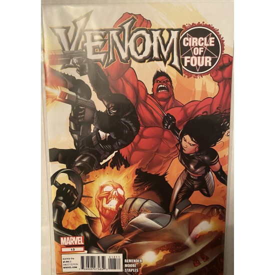 Venom #13 Remender Circle Of Four
